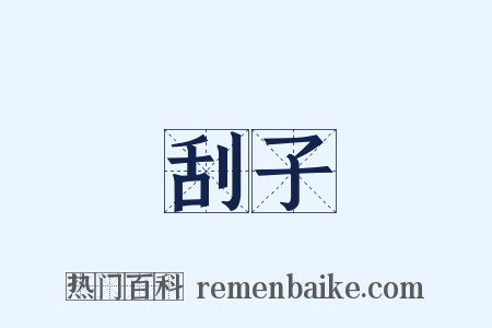 刮子是什么意思的图片